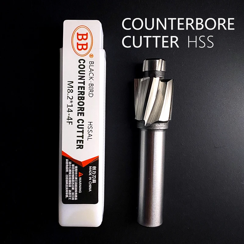 Imagem -02 - Ferramenta de Fresagem de Extremidade Contraponto Hss M3-m16 para Furos de Parafuso Plano Tampas de Parafuso Tampa do Ejetor Countersink bb