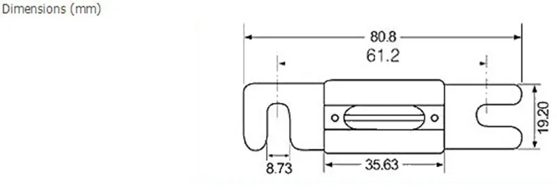 ANL-Sicherungshalter 30-500 AMP Anschraubsicherung Automotive-Sicherungshalter 50A 60A 70A 80A 100A 125A 175A 200A 225A 300A 400A 450A 500A – Detail 3