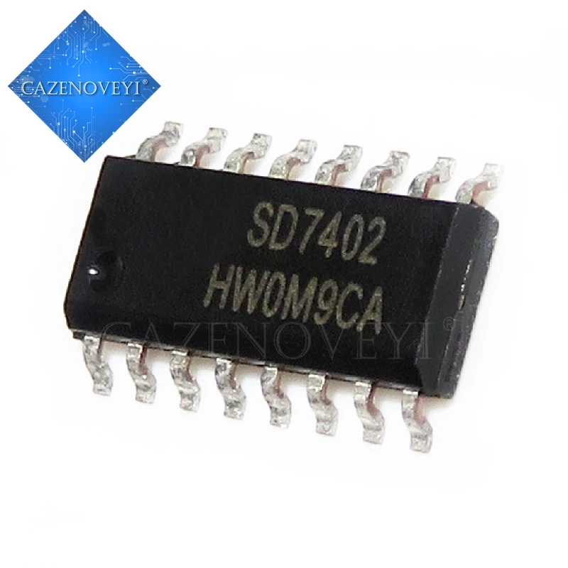 10pcs/lot SD7402 = HD0802A SOP-16 In Stock