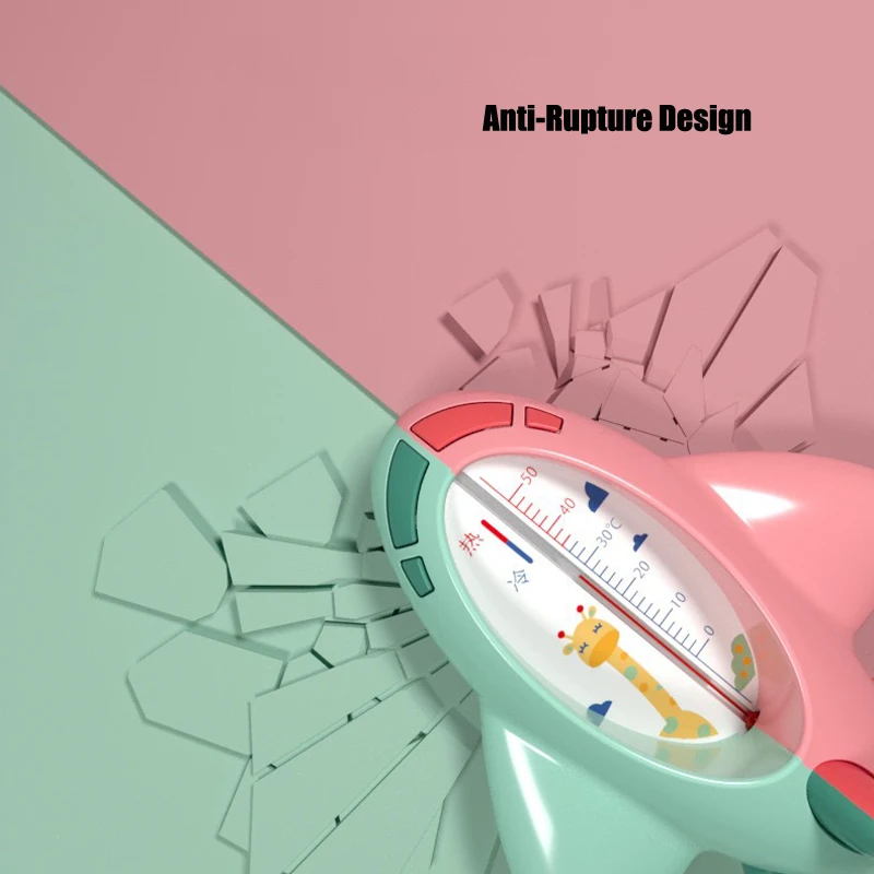 Termómetro de agua para ducha de bebé, Sensor de temperatura seguro, flotante, impermeable, avión