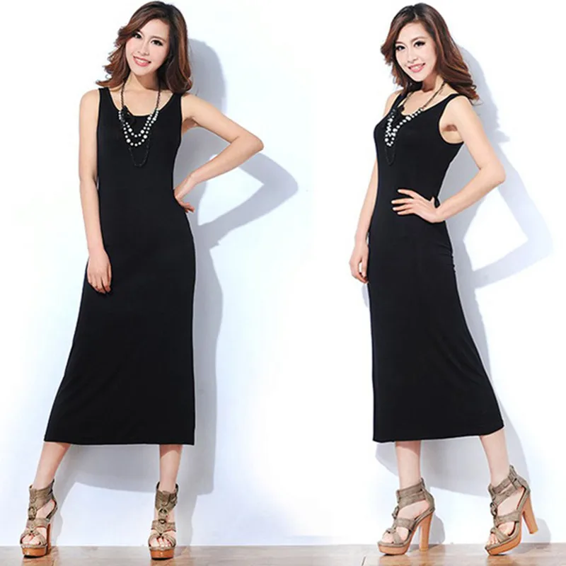 Fdfklak Casual Night Dress Women New Vest Long Nightdress Modal Comfortable Nightwear Female Nightgowns Vestidos Mujer 11 Color