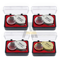 Portable Folding Jewllery Loupe 30X 20X 10X Magnifying Glass Pocket Size Jewllery Magnifier Glasses 30X Magnification Metal