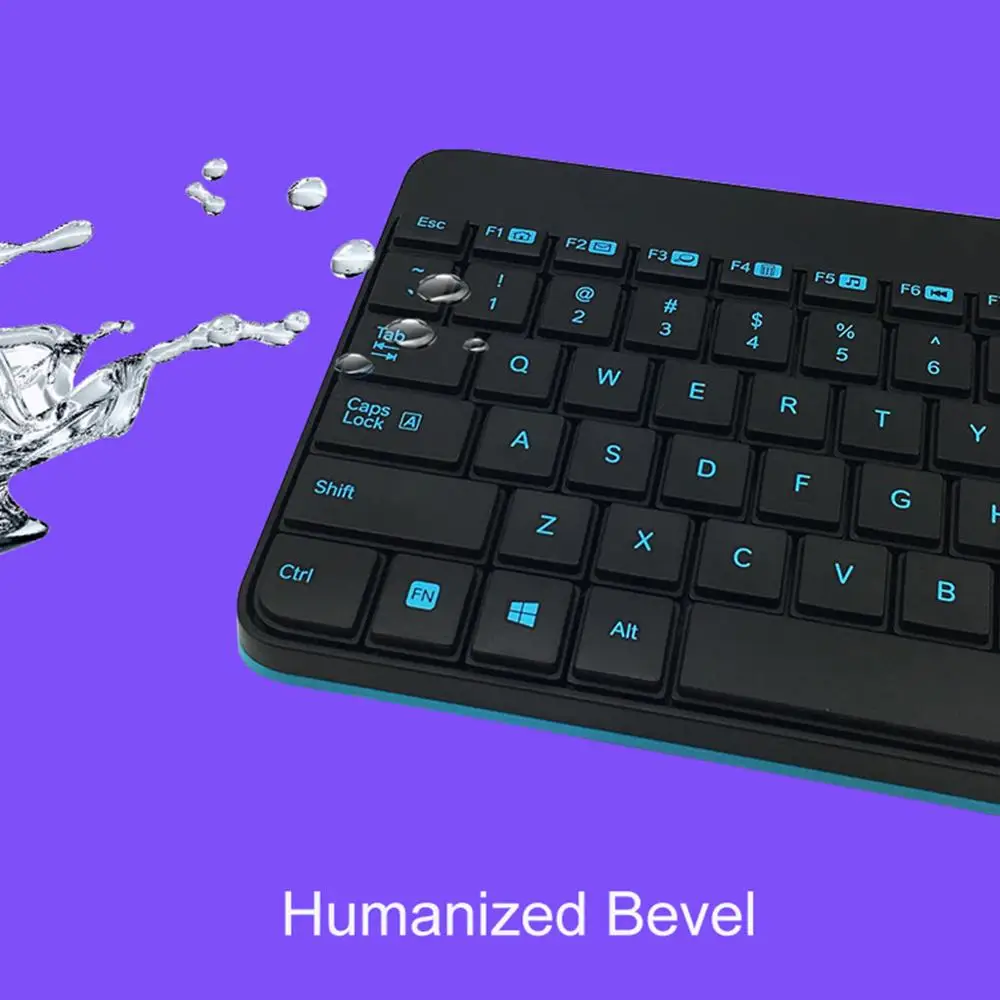 Logitech MK245 Mini tastiera Wireless Nano USB 1000 DPI combo Mouse ergonomici Set per Mouse da gioco per Notebook da ufficio