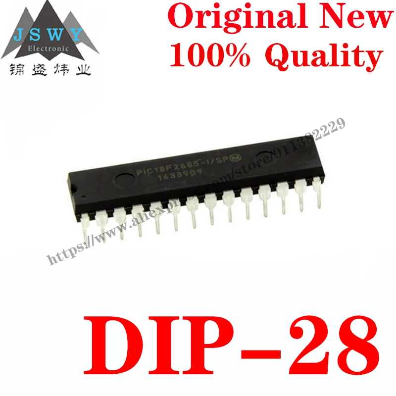 

10~100 PCS PIC18F2685-I/SP DIP-28 Semiconductor 8-bit Microcontroller -MCU IC Chip for module arduino Free Shiping PIC 18F2685-I