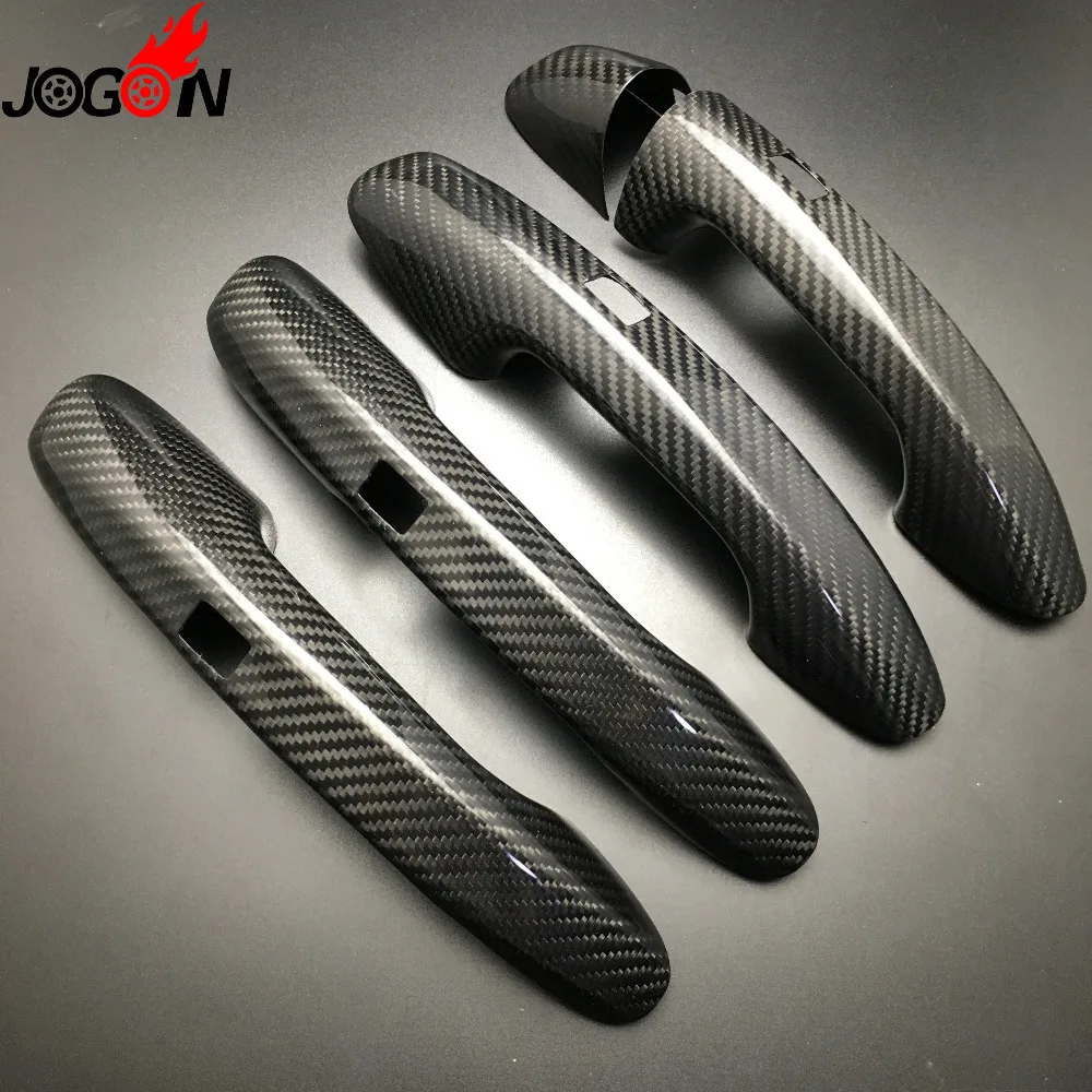 

For Mercedes Benz C Class Coupe W205 C180 C200 C250 C300 C350 C450 C43 C63 LHD Carbon Fiber Door Handle Cover Car styling