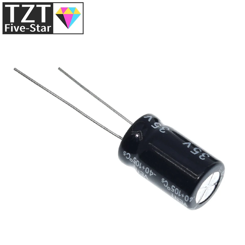 10/30 Stück, hochwertige 35V470UF 10*17mm 470UF 35V 10*17 Elektrolytkondensatoren – Detail 5