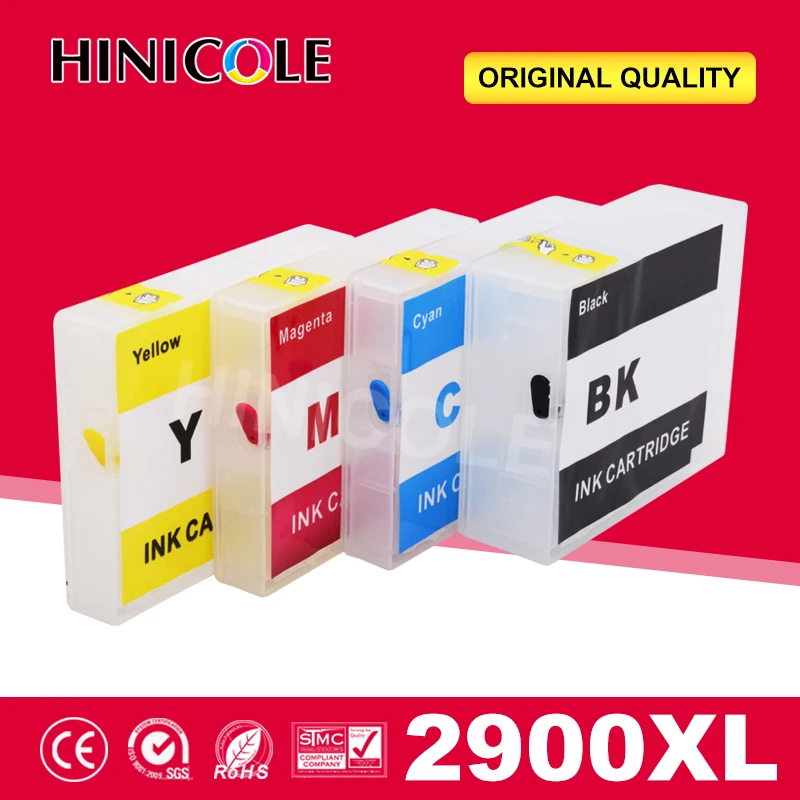 Hinicole Ink Cartridge Refillable MAXIFY IB4090 iB4190 MB5190 MB5090 MB5390 MB5490 Printer Cartridge For Canon PGI 2900