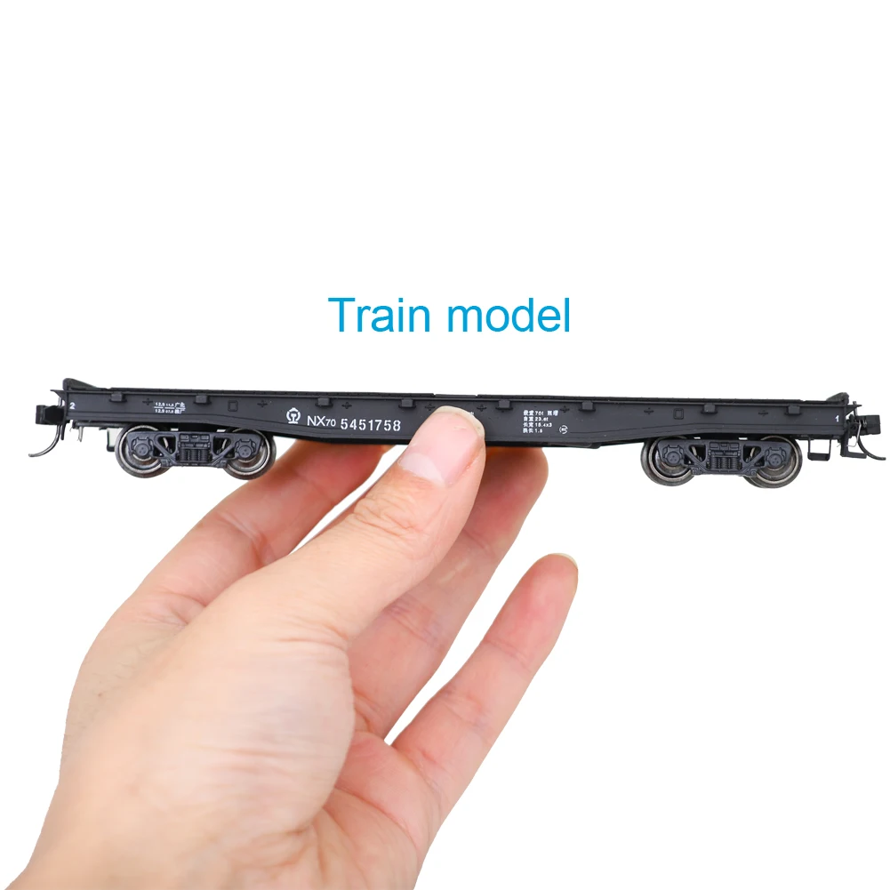 HO Scale 40FT Train Flat Shipping Container Carriage Car  For Railway Transporter Model  Freight Seabox