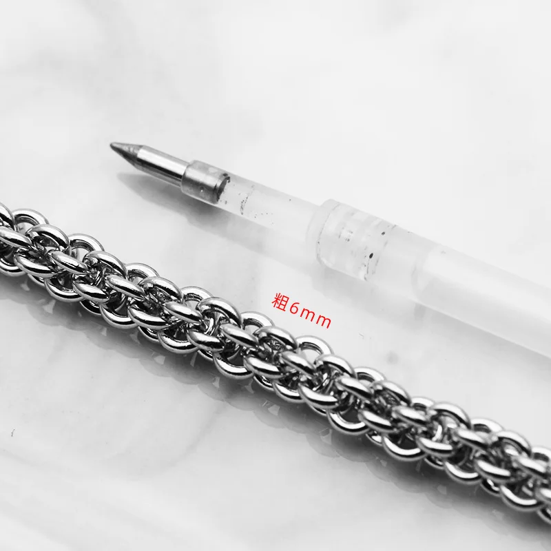 Fashion Titanium Steel Petal Chain Popular Necklace Men And Women Stainless Steel 60cm Chain Jewelry Hot Sale