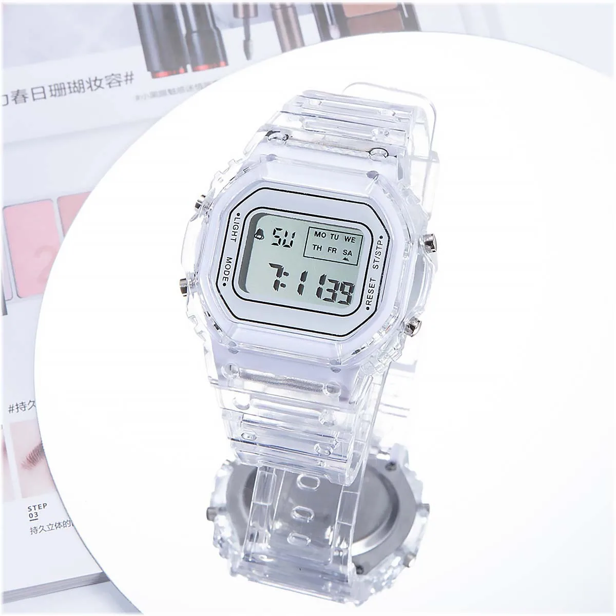 Reloj Digital Unisex, resistente al agua, LED, calendario, accesorios para niños, d88