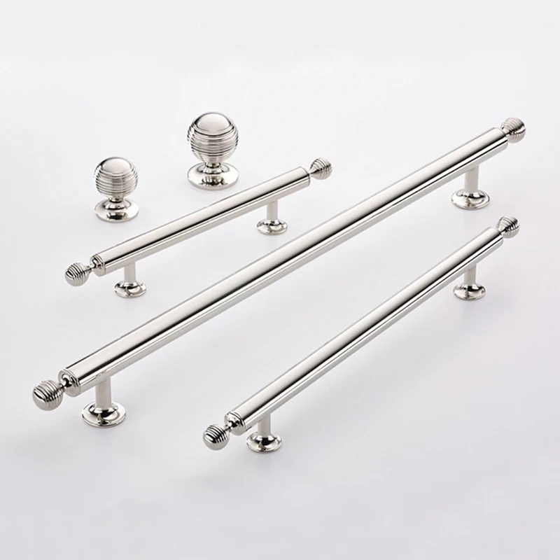 

Luxury 10PCS French Solid Brass Furniture Handles Drawer Pulls Cupboard Wardrobe Dresser Kitchen TV Wine Cabinet Pulls Knobs