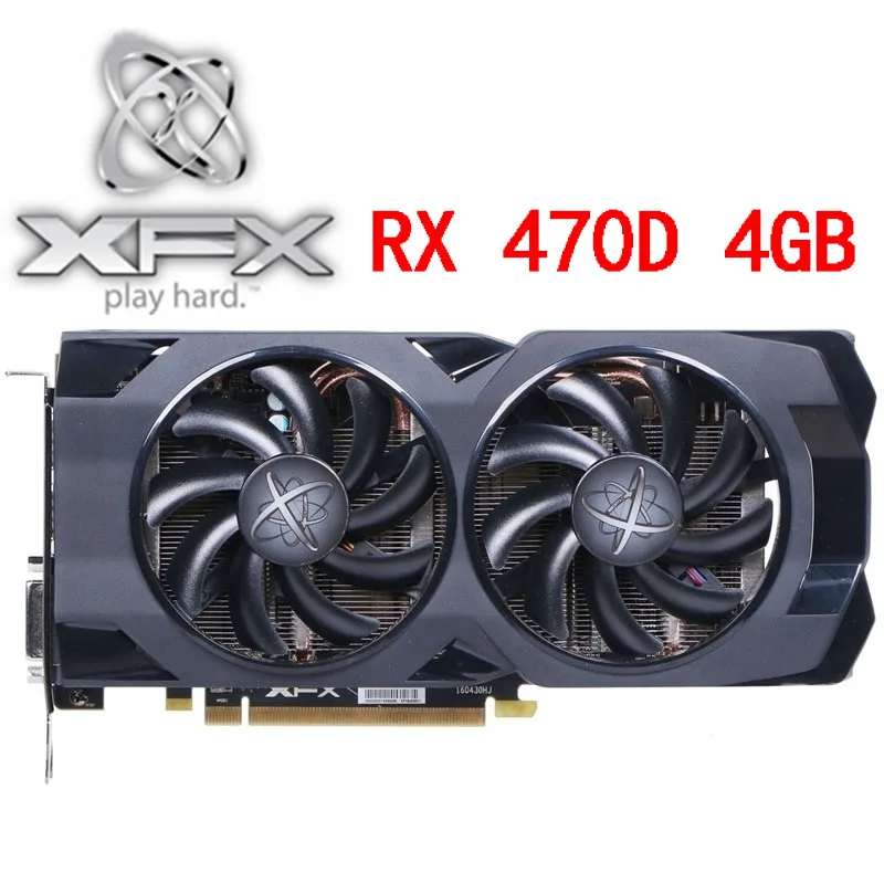 

XFX RX 470D 4GB Video Card 256Bit GDDR5 Graphics Cards for AMD RX 400 series VGA Cards RX 470D 4G 570 580 480 HDMI DVI Used