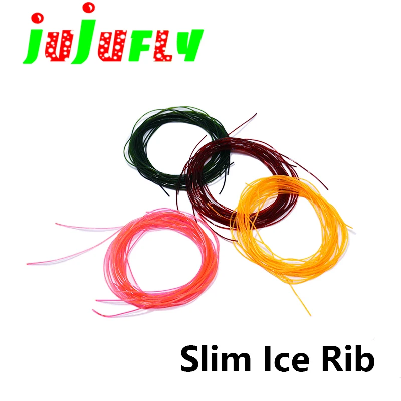 Hot 5yards pack fly tying ice stretch rib for size 18-14# small fly fishing flies round lace body wrapping fly tying materials