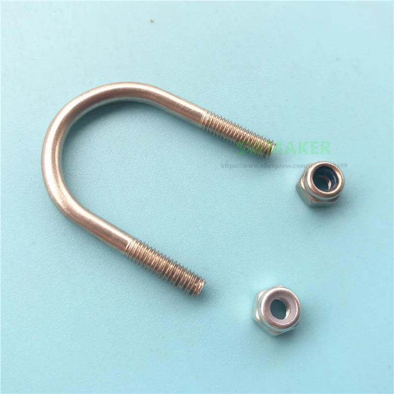 1pcs stainless steel LM8UU U-bolt holder for Reprap Prusa i3 MK2/MK2S MK3 3D Printer Y-carriage Aluminum plate