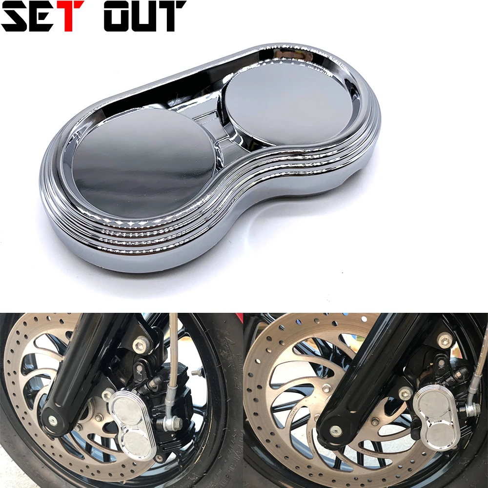 

For Indian Scout Models 2015-2019 ets1901 Motorcycle High Quality Chrome Front Caliper Cover Accessories Decorate Sticker NEW