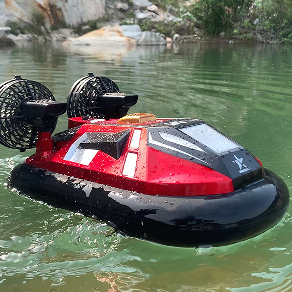 Remote Control Hovercraft  Boat  on Water Lake Pool   Ice  Snow  Land 1/14 Scale 9.3mph (15kmh) RC Amphibious vehicle