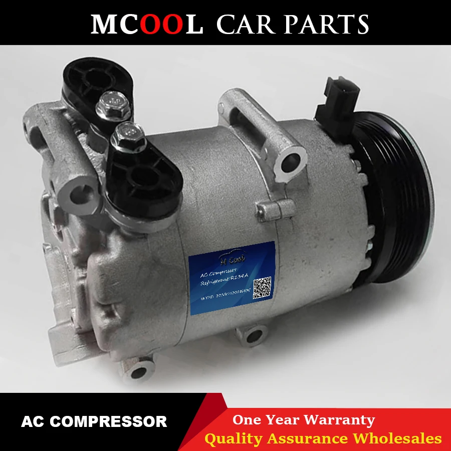 Auto AC-compressor voor FORD FOCUS II C-MAX 1.8 2.0 1856883 1333042   3M5H19D629RC 6M5H19D629AB 3M5H19497BD 3M5H19D629RF 1490495