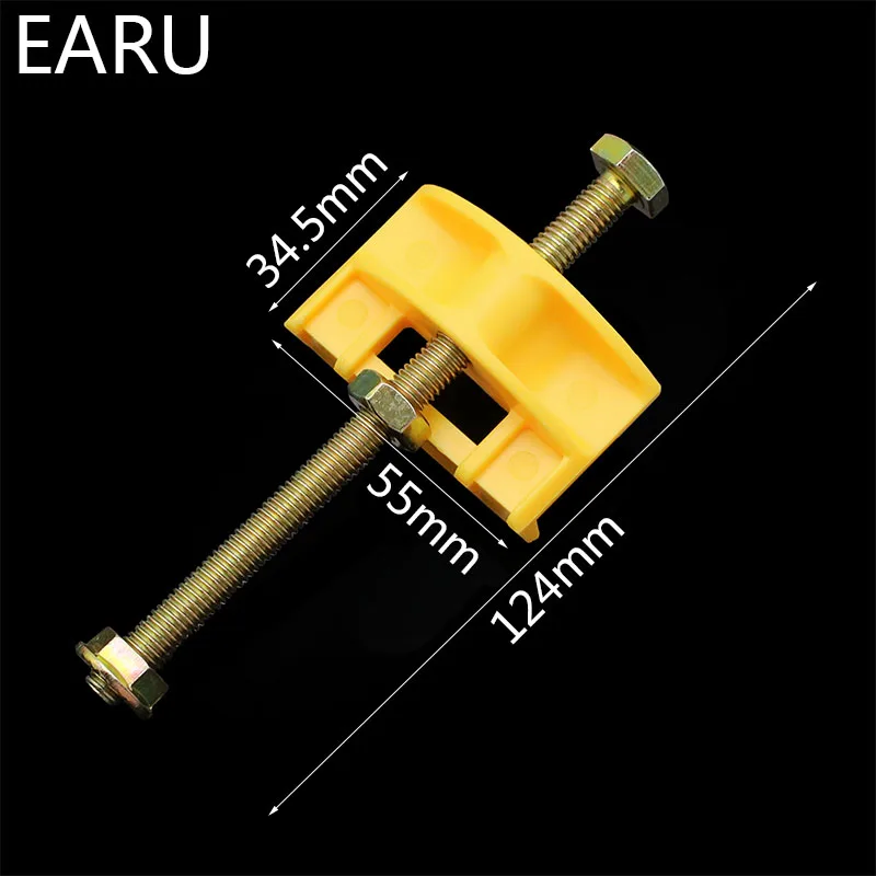 10Pcs/Pack Wall Tile Tool Tile Leveler Leveling System Sapcer Height Adjuster Locator Fine Thread Rising Tool Bolt Screw DIY