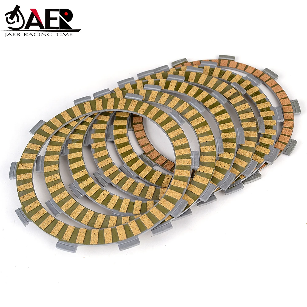 Clutch Friction Disc Plates for Honda Steed 400 NV400 CJ CK CS CV NT400 Bros 400 NC25 VT500 ED EF VRX400T NC33 NV400 Shadow