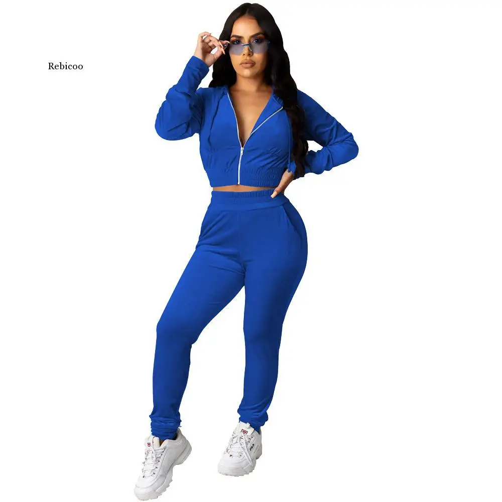 Velvet Two Piece Set Women Rave Festival Clothing Full Sleeve Hooded Short Coat And  Elastic Waist Biker Short Velour Tracksuits