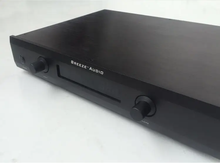 BZ4307 BalanceอลูมิเนียมสีดำPreamplifier Enclosure/DAC/AmplifierแชสซีเสียงAmpกล่อง