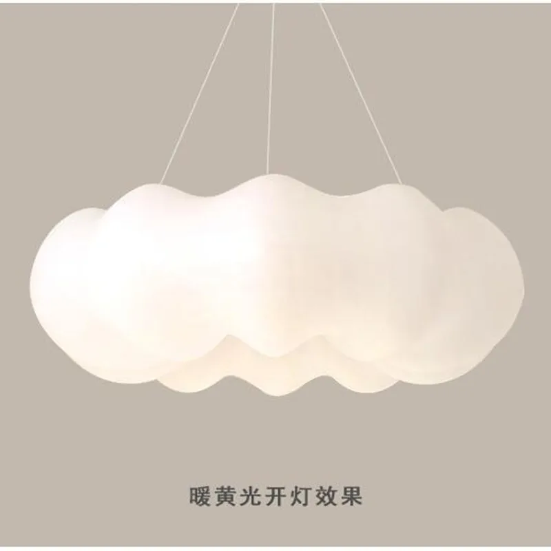 

Nordic Creative Cloud Pendant Lights Simple Chandeliers and Ceiling Lamps for Living Room Bedroom Children's Room Decor Led Lamp