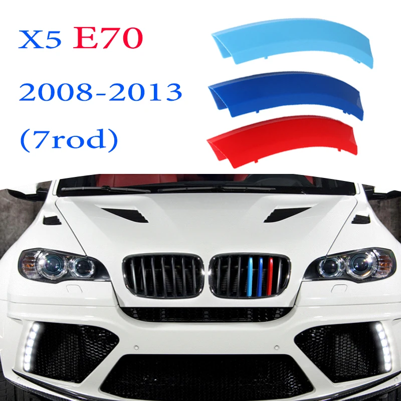 3 Stück Auto gitter Zierleiste für BMW x1 x2 x3 x4 x5 x6 x7 e84 f48 f49 f39 e83 f25 g01 f26 g02 e70 f15 e53 g05 e71 e72 f16 g06 g07