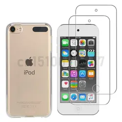 3 in 1 Tempered Glass For Apple Ipod Touch 5 6 7 Case Soft Case with Full Tempered Glass For Apple Ipod Touch 5 6 7
