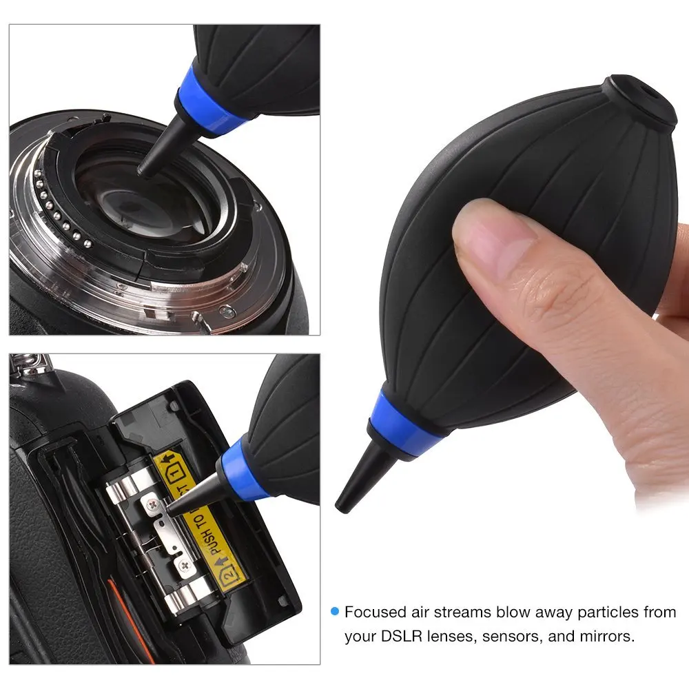 VSGO Lens Clean Air Blower Duster Schone en heldere camerareinigingsblaas voor Canon Nikon Sony digitale SLR