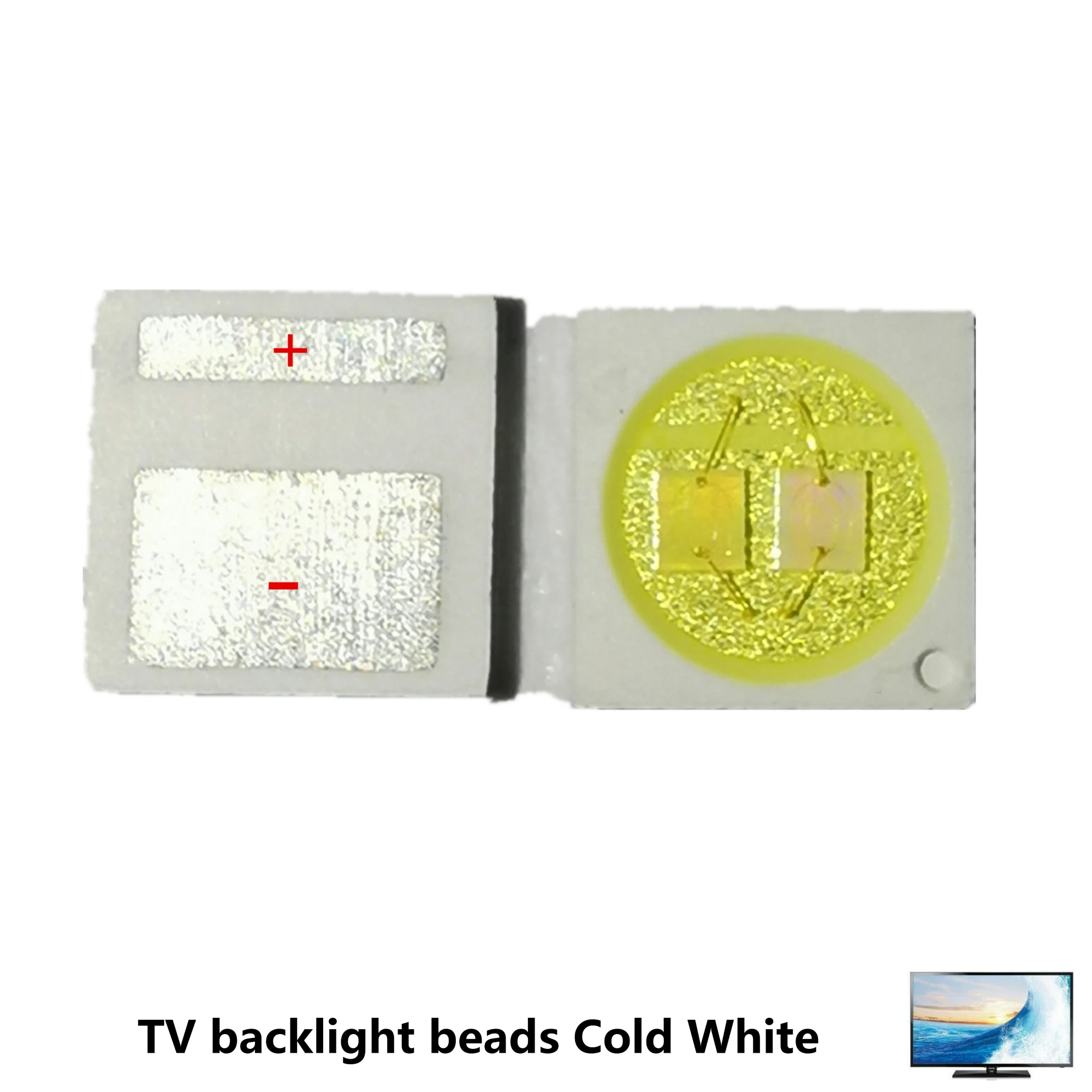 

200pcs LED Backlight High Power LED 2W 3030 3V-3.6v Cool white 240 LM TV Application 3030 smd led diode