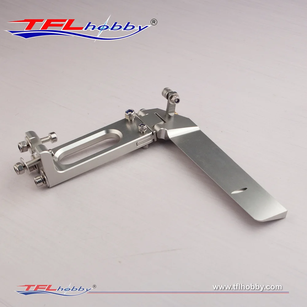 TFL Genuine Parts CNC Aluminium Alloy 130/135 (6061) Rudder without Strut for FSR3.5-O3.5 Nitro boat