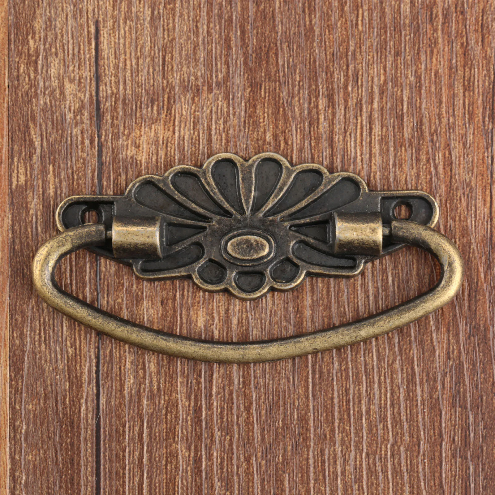 1Pc 81*40mm Wooden Box Furniture Handle Vintage Cupboard Cabinet Knob and Handles European Style Furniture Hardware Wholesale