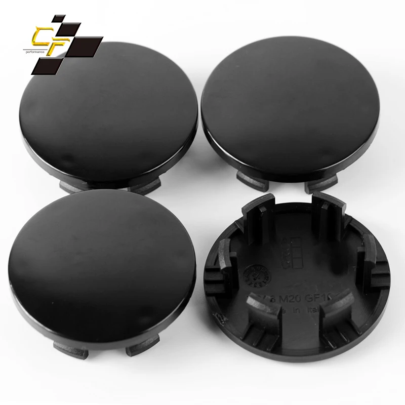 Tapa central de rueda para 308GT4 4200 GT Turismo GT Spyder Gransport, cubierta de cubo de llanta, accesorios de coche, negro, 54mm, 43mm, 4 unidades