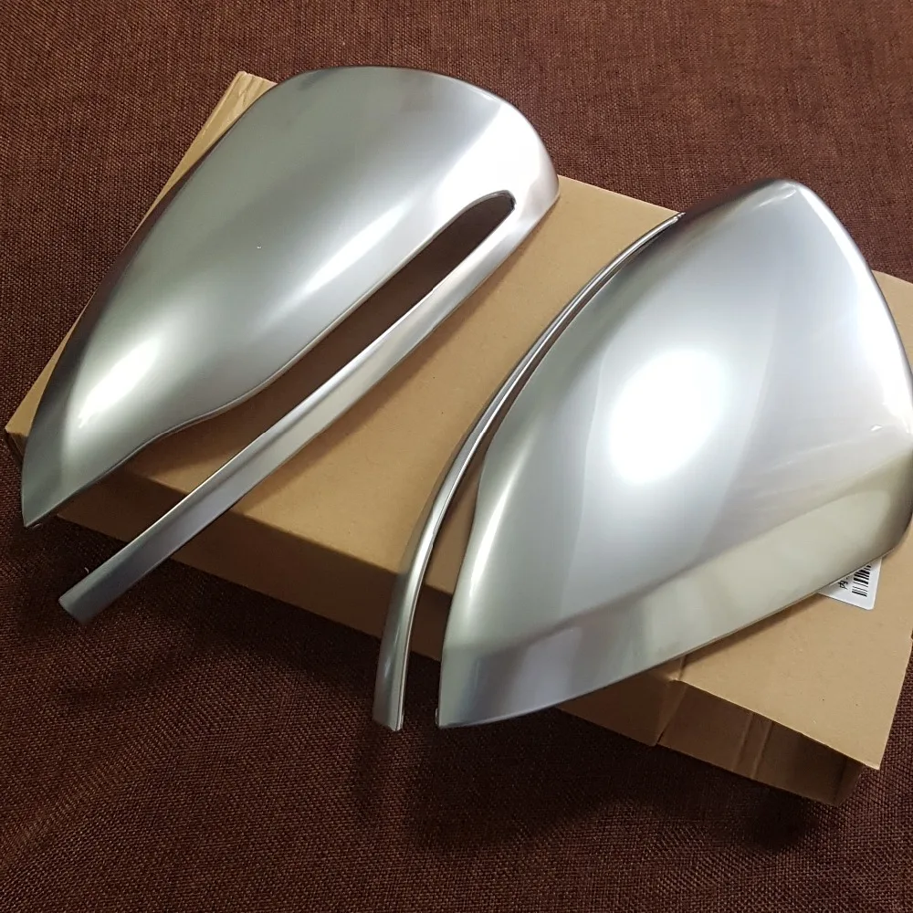 2 шт. матовые серебряные боковые зеркальные наклейки для крышки Mercedes GLC X253 GLC200 GLC250 GLC300 Coupe 2016 2017 LHD