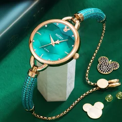 Disney Original 2020 New Arrival Micky Mouse Woman Casual Japan Quartz Wrist Watch Rhinstone Scale Waterproof Girl Female Clock