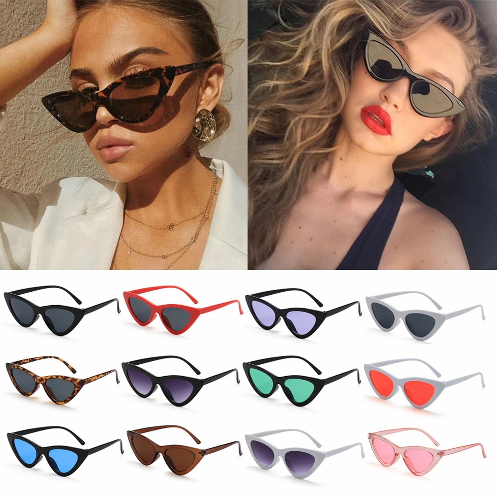 Glasses Sun Shades Eyewear Small Triangle Sunglasses Female Shades Sexy Retro Sunglasses Vintage