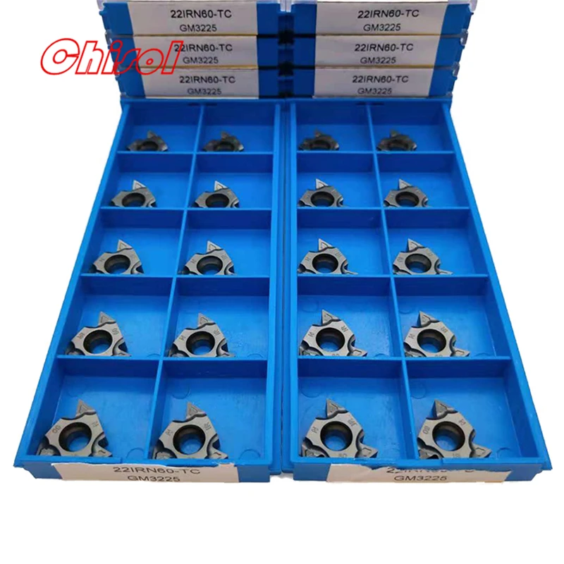 

carbide thread turning inserts 11IR1.00ISO-TC 11IR1.50ISO-TC 11IR2.00ISO-TC 11IRA55-TC 11IRA60-TC GM3225 threading blade tips