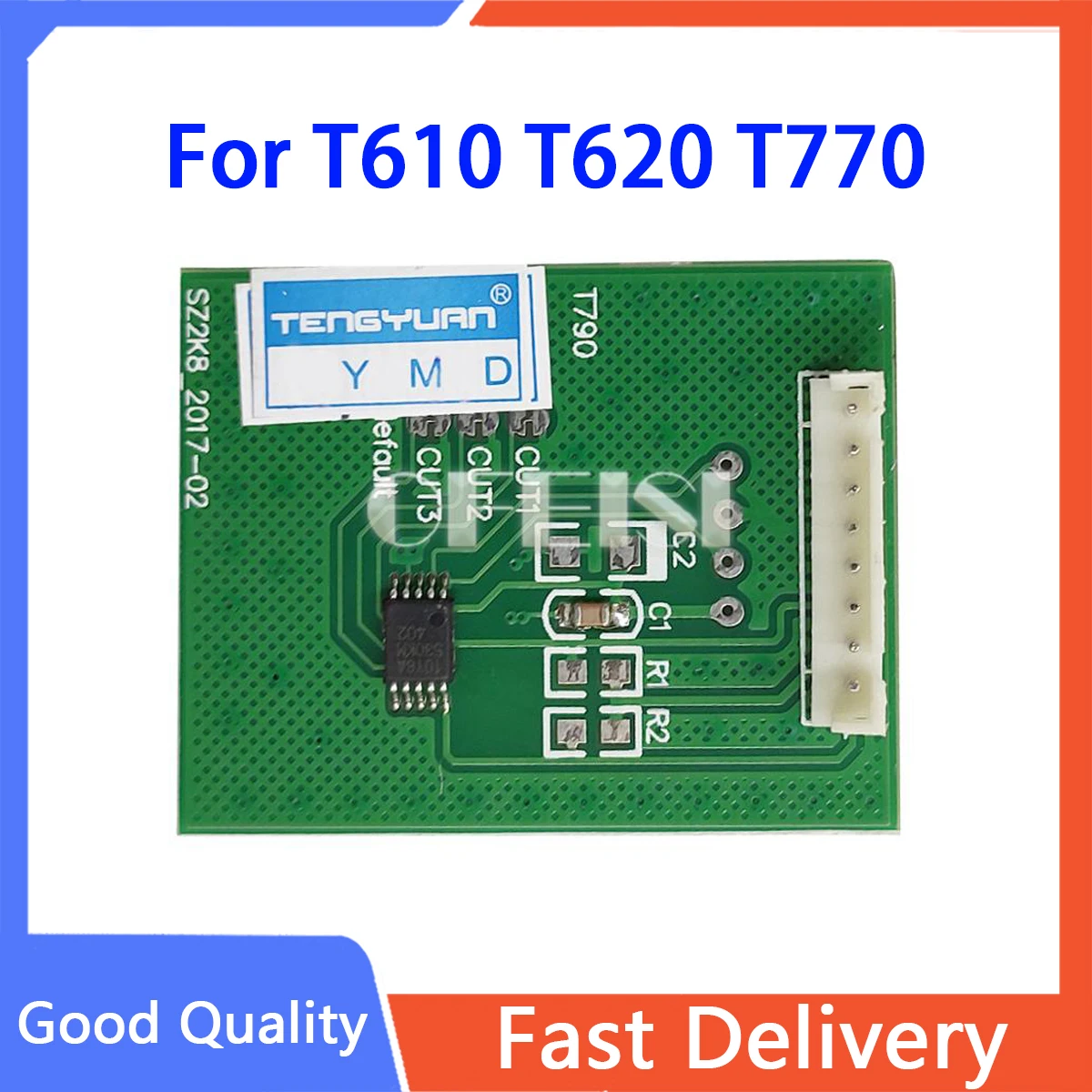 New original chip decoder Board for HP T610 T620 T770 T790 T1100 T1120 T2300 chip resetter decryption card