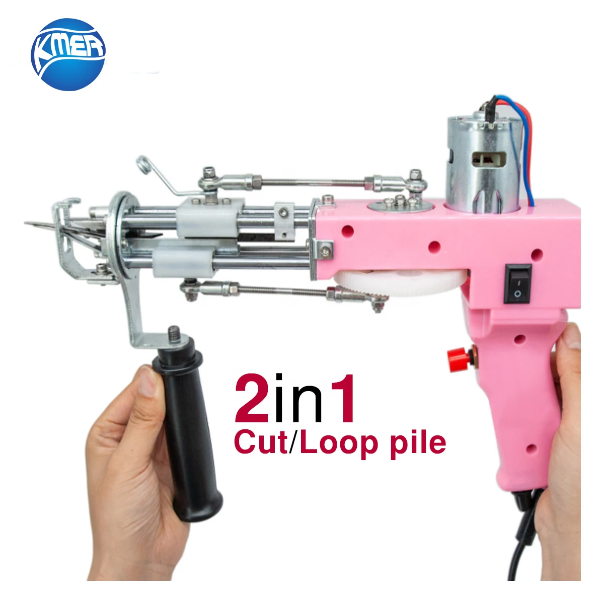 

Tufting Gun 2 IN 1 Electric Carpet Tufting Gun Tufting Machine Can Do Both Cut Pile and Loop Pile Hand Tufting Gun Carpet Gun