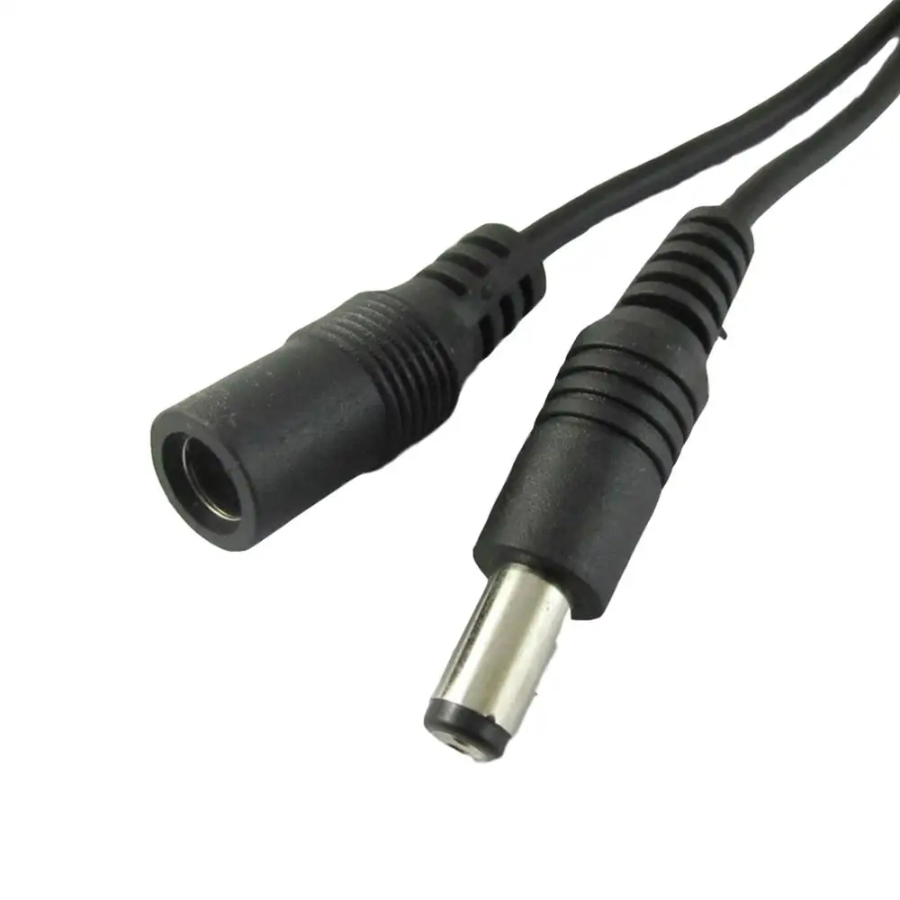 1x5.5x2.1mm 암 잭-5.5x2.1mm 수 플러그 CCTV DC 전원 커넥터 케이블 1.5M/5FT