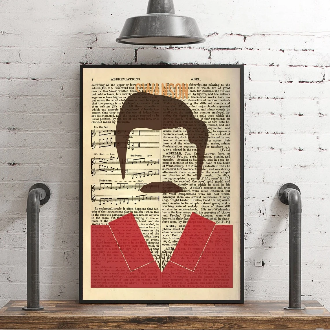 Ron Swanson Bacon Eggs Parks And Recreation Tv SHow Series Lesly Knope Minimal Minimalist Dictionary Graphic Poster Print Movie