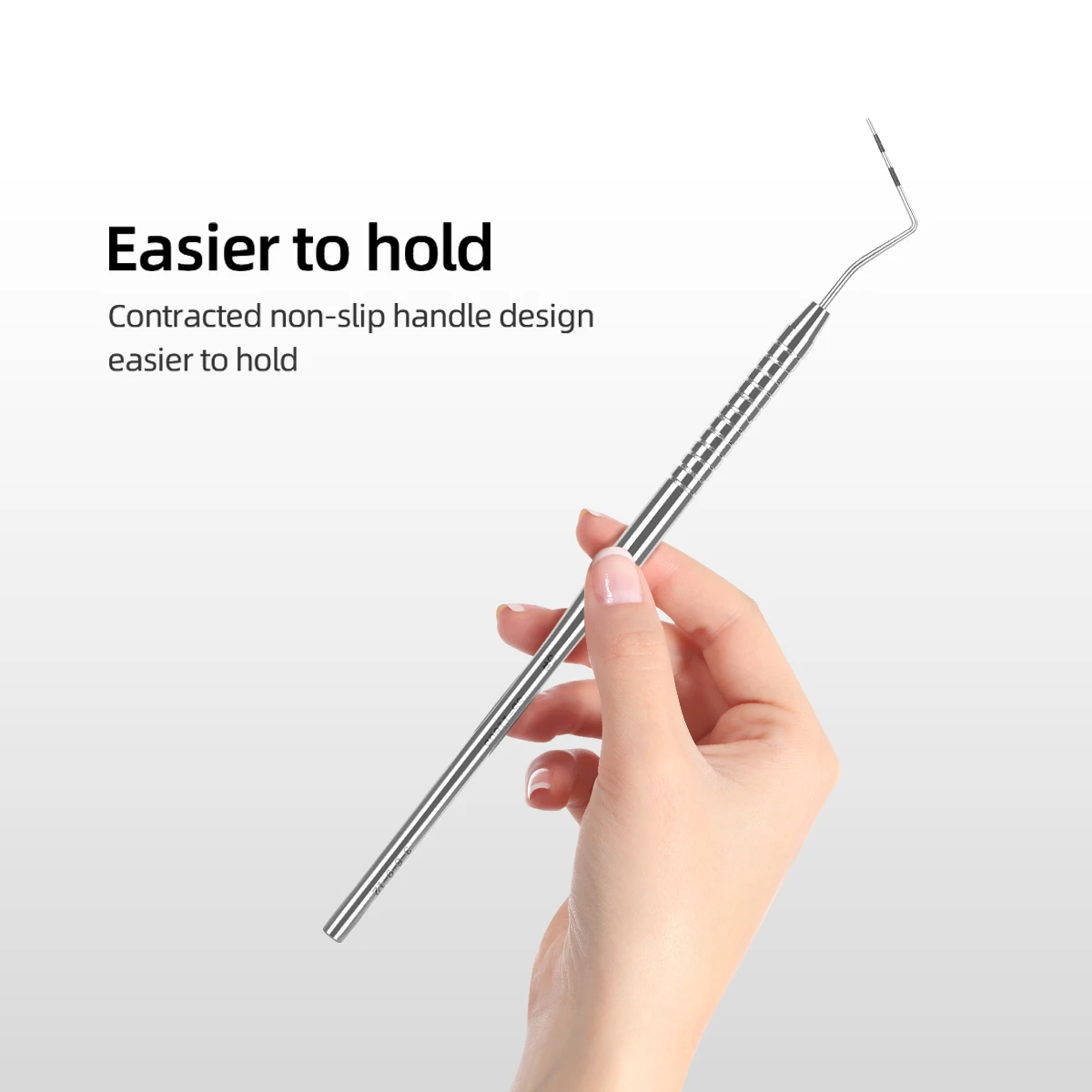 1 PC AZDENT Dental Stainless Steel Periodontal Probe With Scaler Explorer Instrument Tool Endodontic Equipment Material