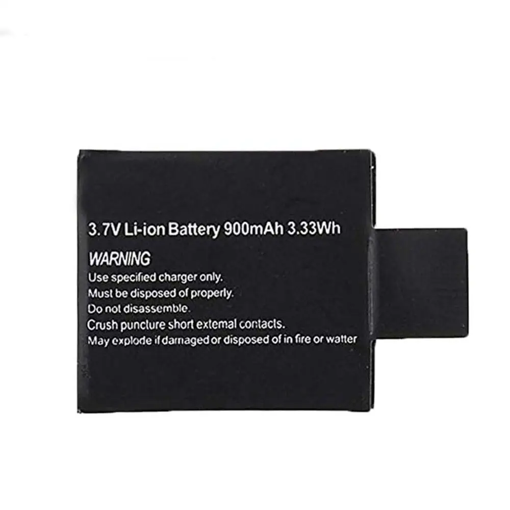 2Pcs/Set 3.7V Li-ion Battery 900mAh Camera Battery For EKEN H9 H9R H3R H8R H8PRO H8 SJ4000 SJ5000 M10 Action Camera Batteria