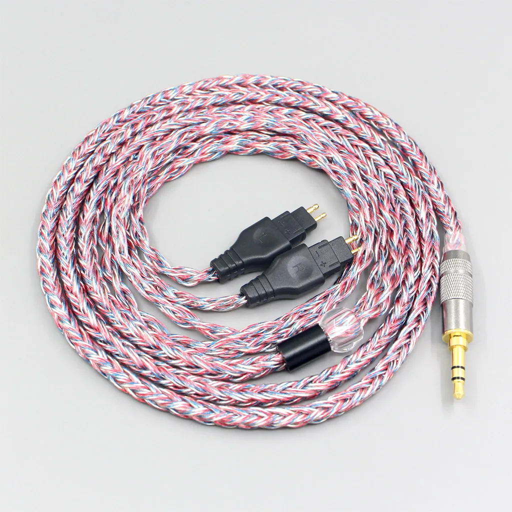 16 Core Silver OCC OFC Mixed Braided Cable For Sennheiser HD580 HD600 HD650 HDxxx HD660S HD58x HD6xx Earphone Headphone LN007590