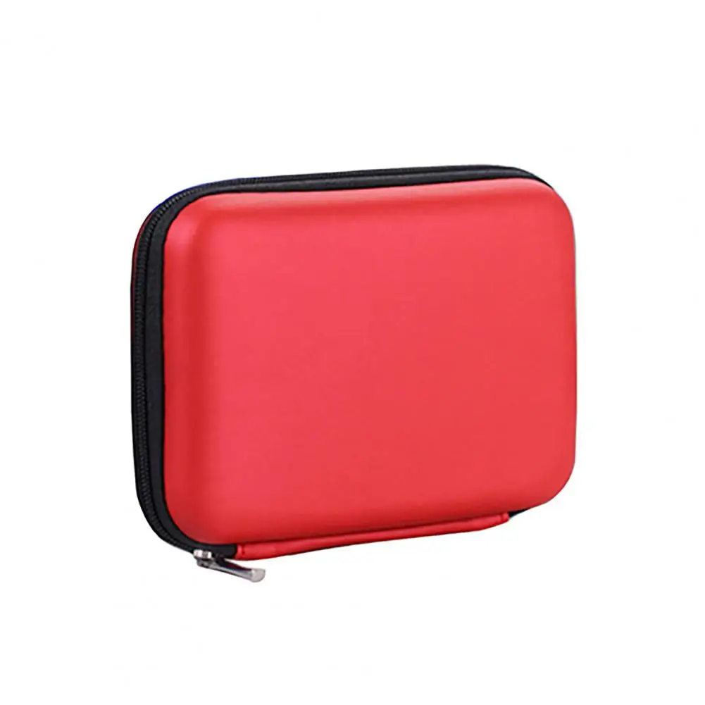 Funda protectora para disco duro externo USB de 2,5 pulgadas, Mini estuche de almacenamiento, bolsa con cremallera para HDD, estuche de transporte