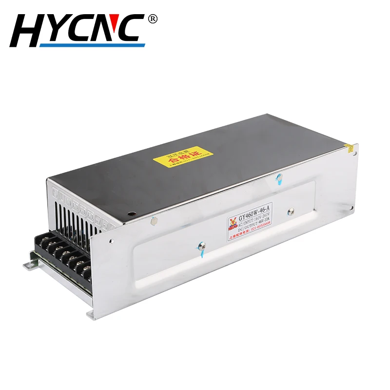 GY460W-46-A Schakelende Voeding 460W 46V 10A Enkele Output 160V-260V Cnc Graveermachine Drive controle Voeding