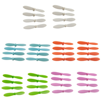 40Pcs Propeller Set Airscrew Replacement for Cheerson CX 10 Mini Drone Quadcopter Helicopter RC Accessories Multicolor 5 Color