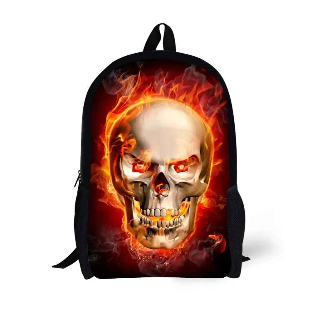 

Skull Motorcycle Printing Backpack Children School Bags For Teenager Girls Backpacks Laptop Backpack