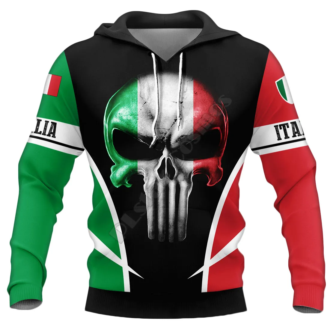 Felpe con cappuccio Italia Felpe con cappuccio stampate in 3D Pullover di moda da uomo per donna Felpe maglione Costumi Cosplay