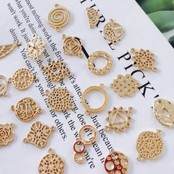 KC Vergulde Eardrop Accessoires Metalen Hanger Oorbel Componenten Ketting Charms Diy Maken Materiaal Sieraden Vinden 10st